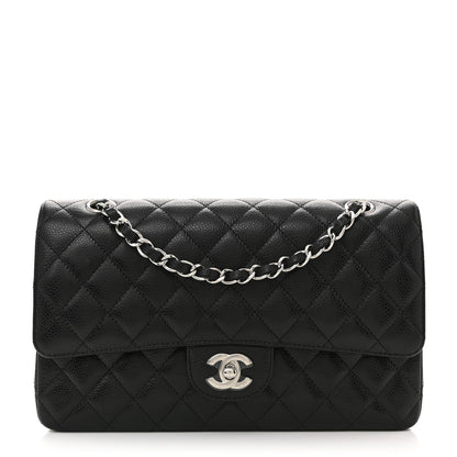 Chanel Caviar Quilted Medium Double Flap Black 1 of 10