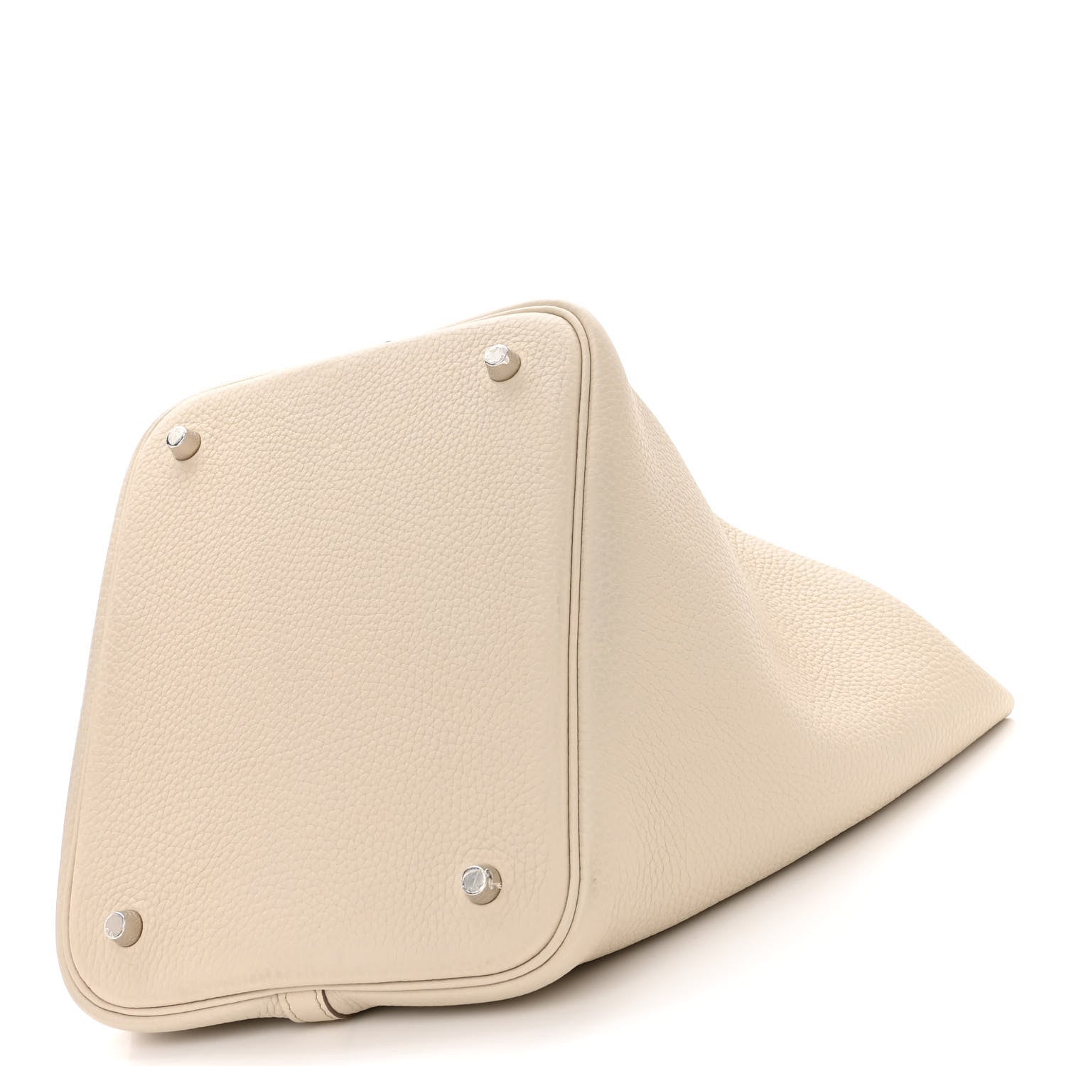Hermes Taurillon Clemence Picotin Lock 22 MM Beton 10 of 11