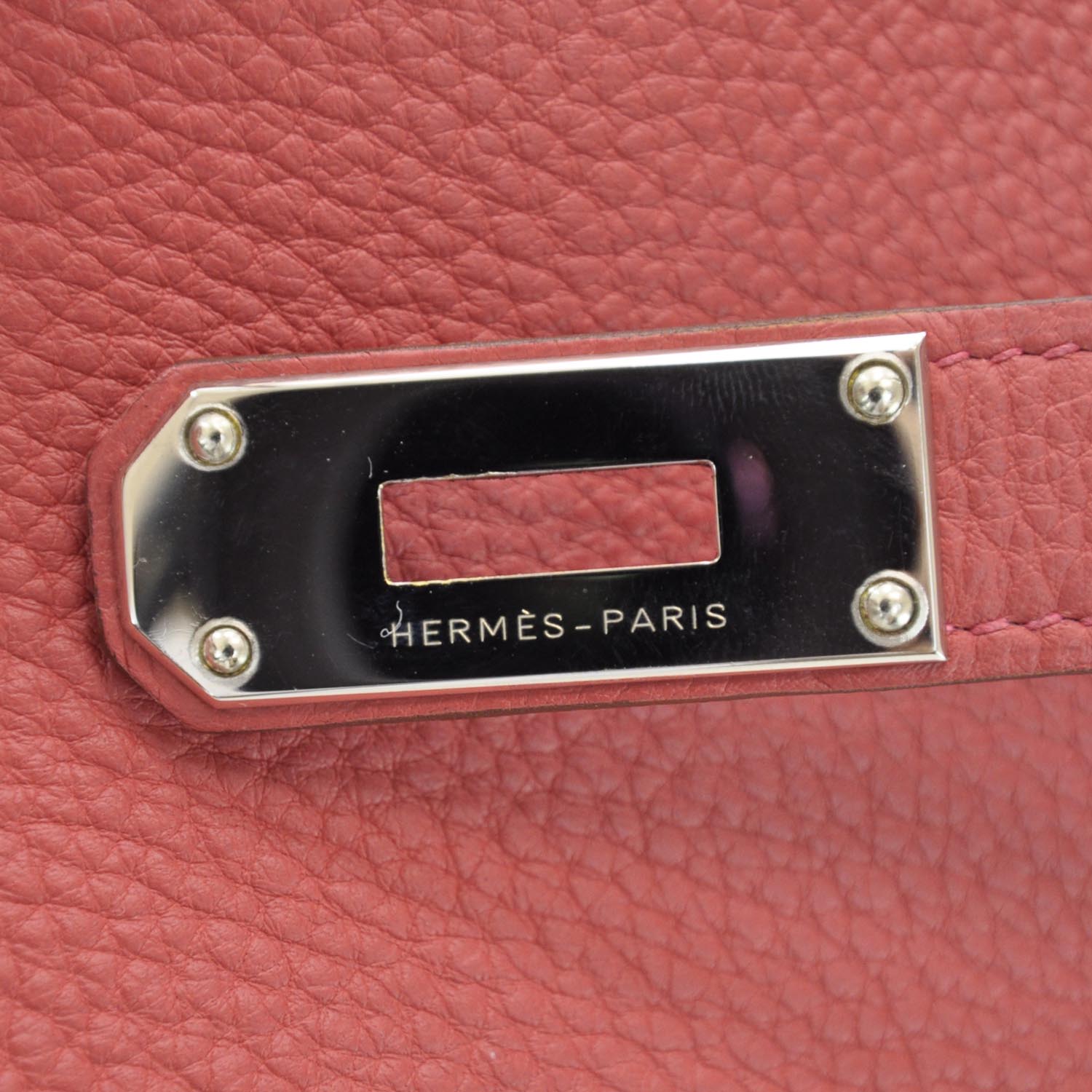 Hermes Clemence Shoulder Kelly 40 Bougainvillea 8 of 9