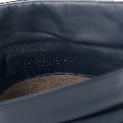 Bottega Veneta Nappa Intrecciato Mini Chain Messenger Denim 8 of 9