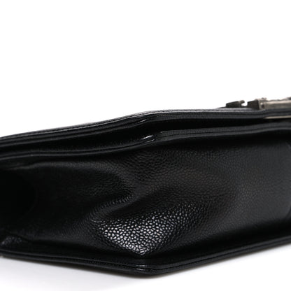 Chanel Caviar Quilted Medium Boy Flap Black 9 of 10