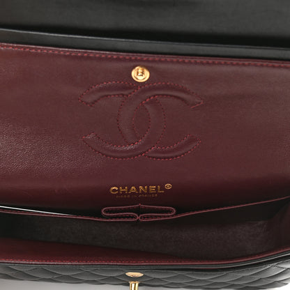 Chanel Lambskin Quilted Medium Double Flap Black 5 of 10