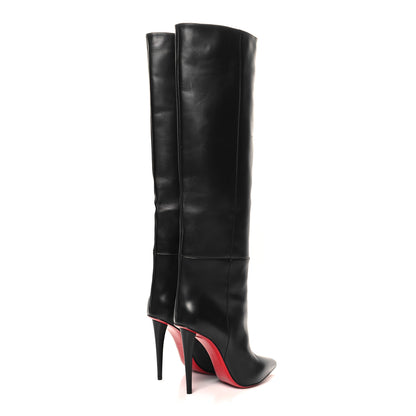 Christian Louboutin Calfksin Astrilarge Botta Knee Boots 39.5 Black 5 of 7