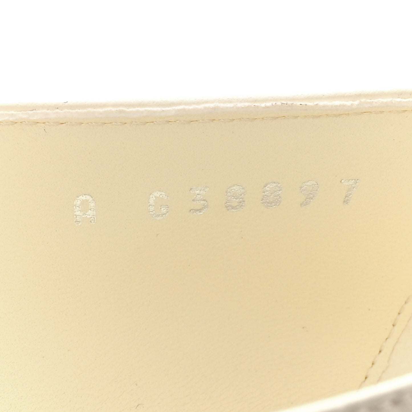 Lambskin Mary Jane Flats 36.5 White Black