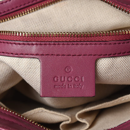Gucci Guccissima Mini Bree Top Handle Bag Peonia Flower 5 of 10