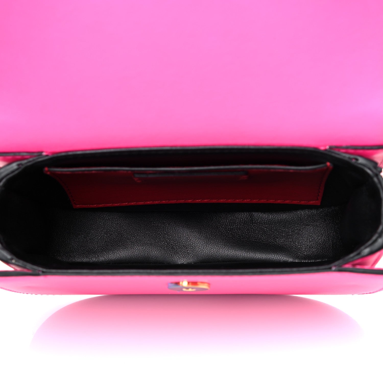 Valentino Garavani Calfskin Small Supervee Crossbody Bag Azalea 4 of 8