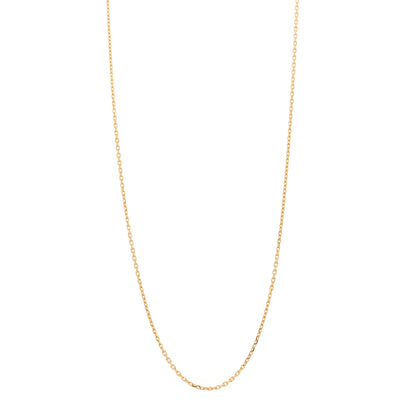 Van Cleef & Arpels 18K Yellow Gold Trace Chain Necklace 1 of 6