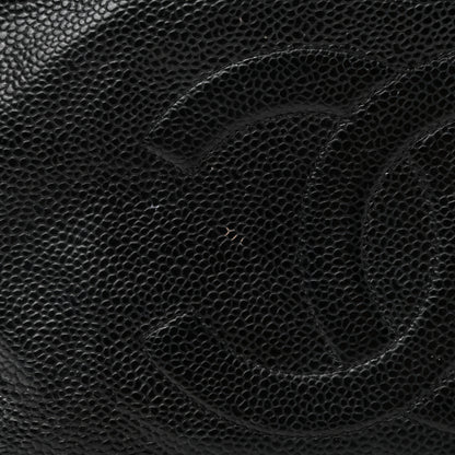 Chanel Caviar Timeless CC Cosmetic Pouch Black 8 of 9