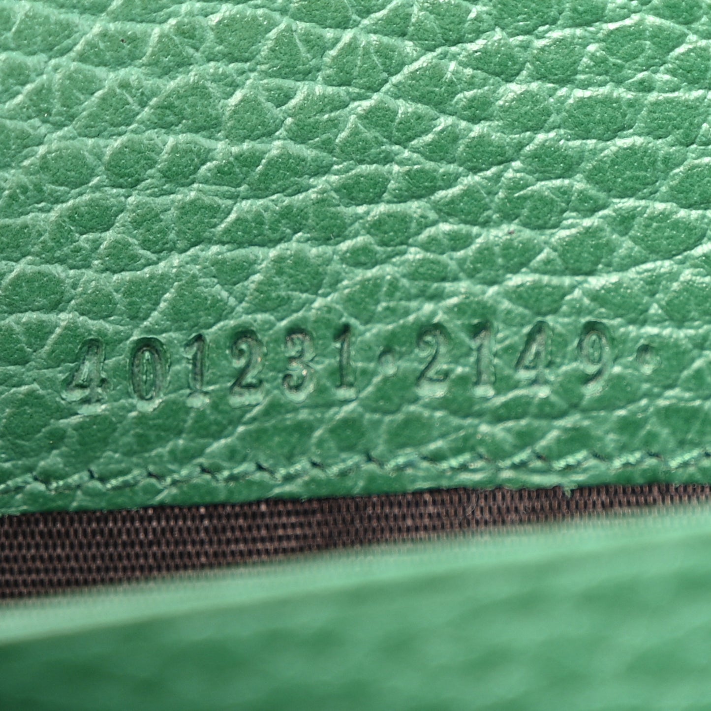 Calfskin Mini Dionysus Chain Wallet Emerald