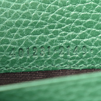 Gucci Calfskin Mini Dionysus Chain Wallet Emerald 8 of 13