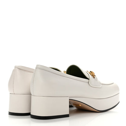 Gucci Goatskin Houdan Platform Loafers 36 Great White 4 of 9