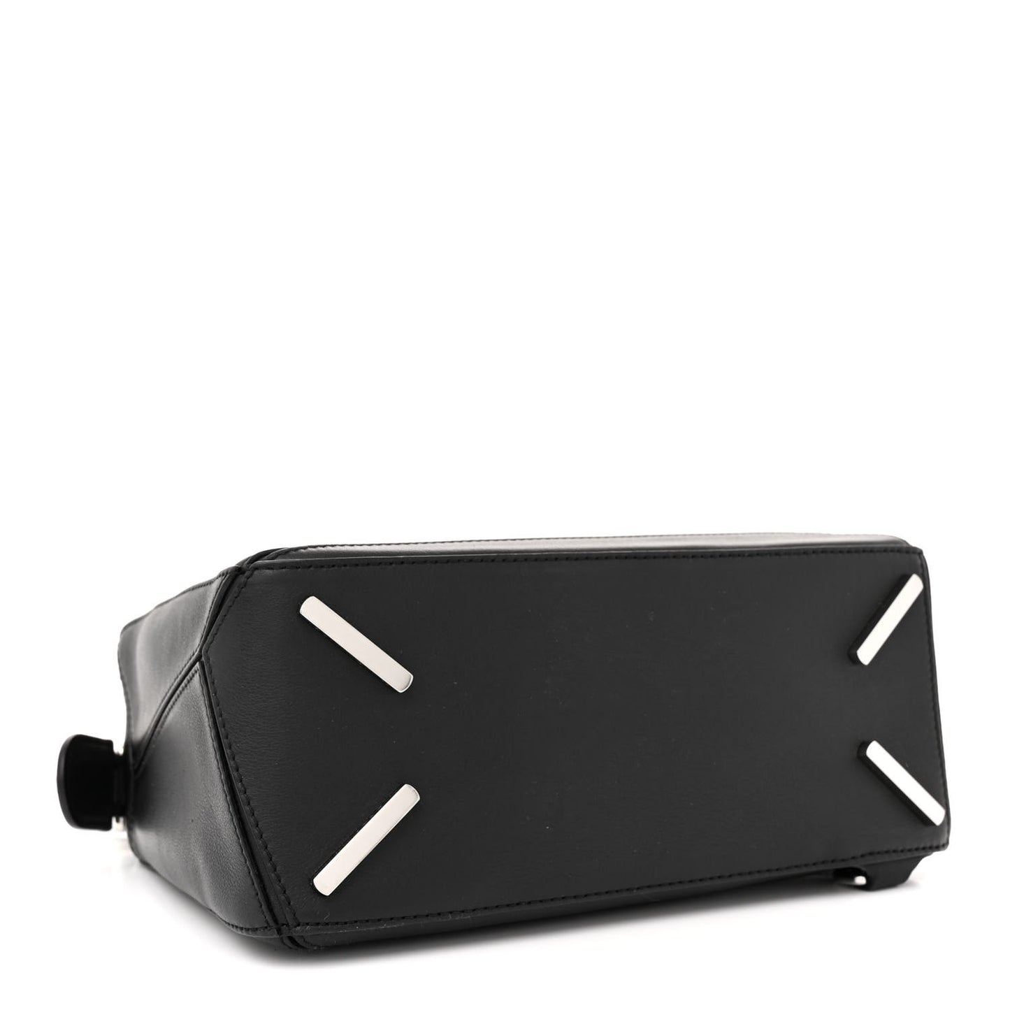 Calfskin Small Puzzle Bag Black