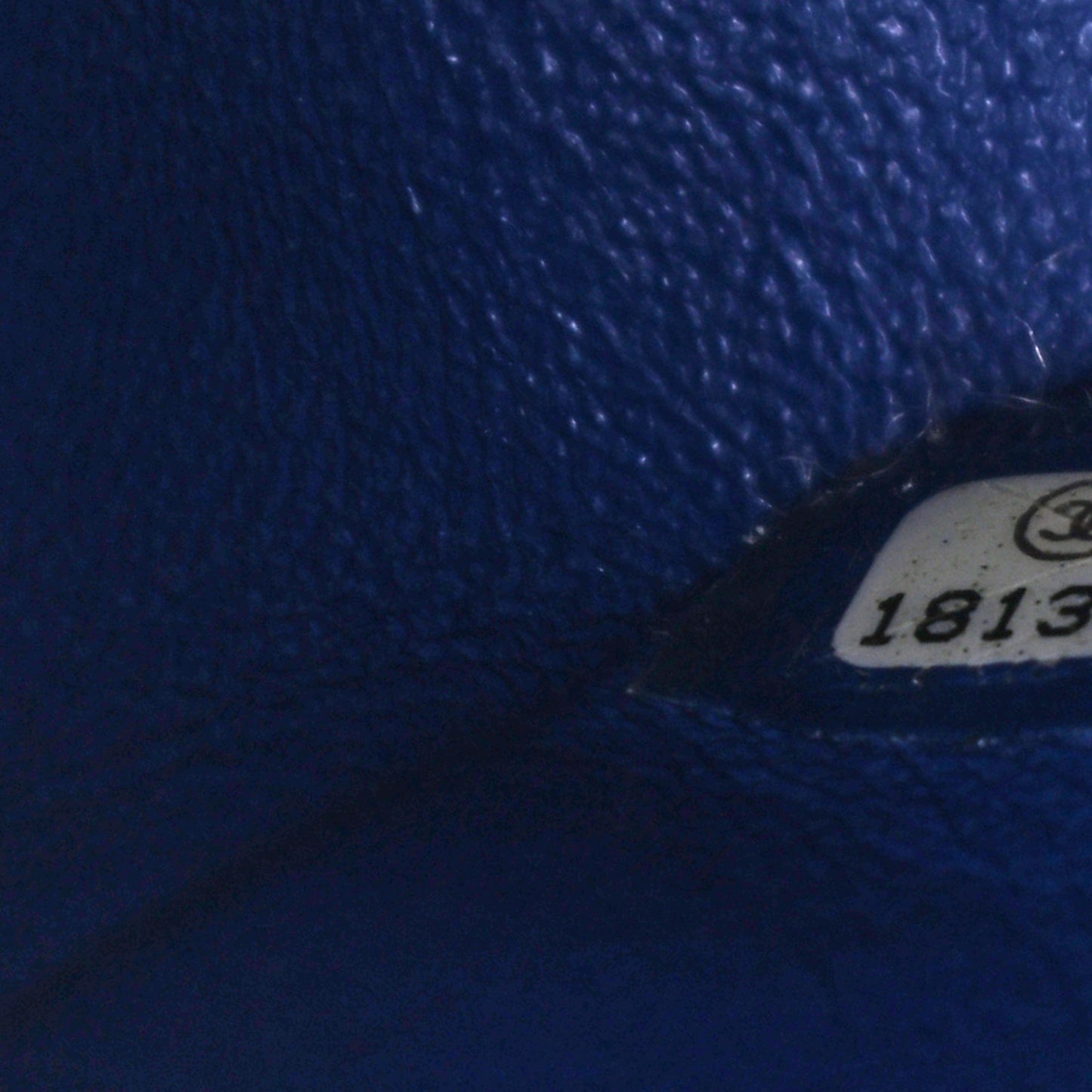 Lambskin Quilted Medium Double Flap Blue