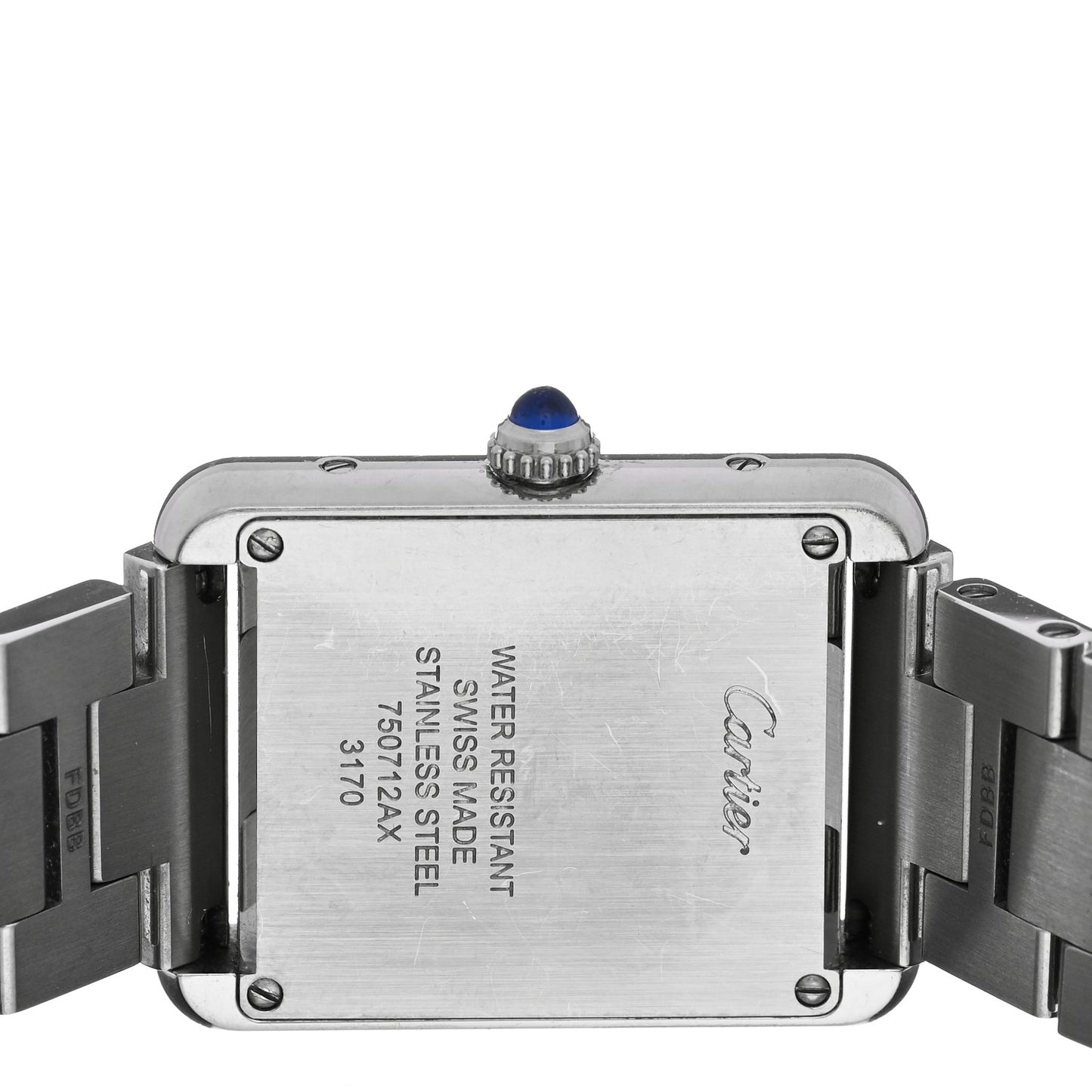 Stainless Steel 24mm Tank Solo Quartz Watch