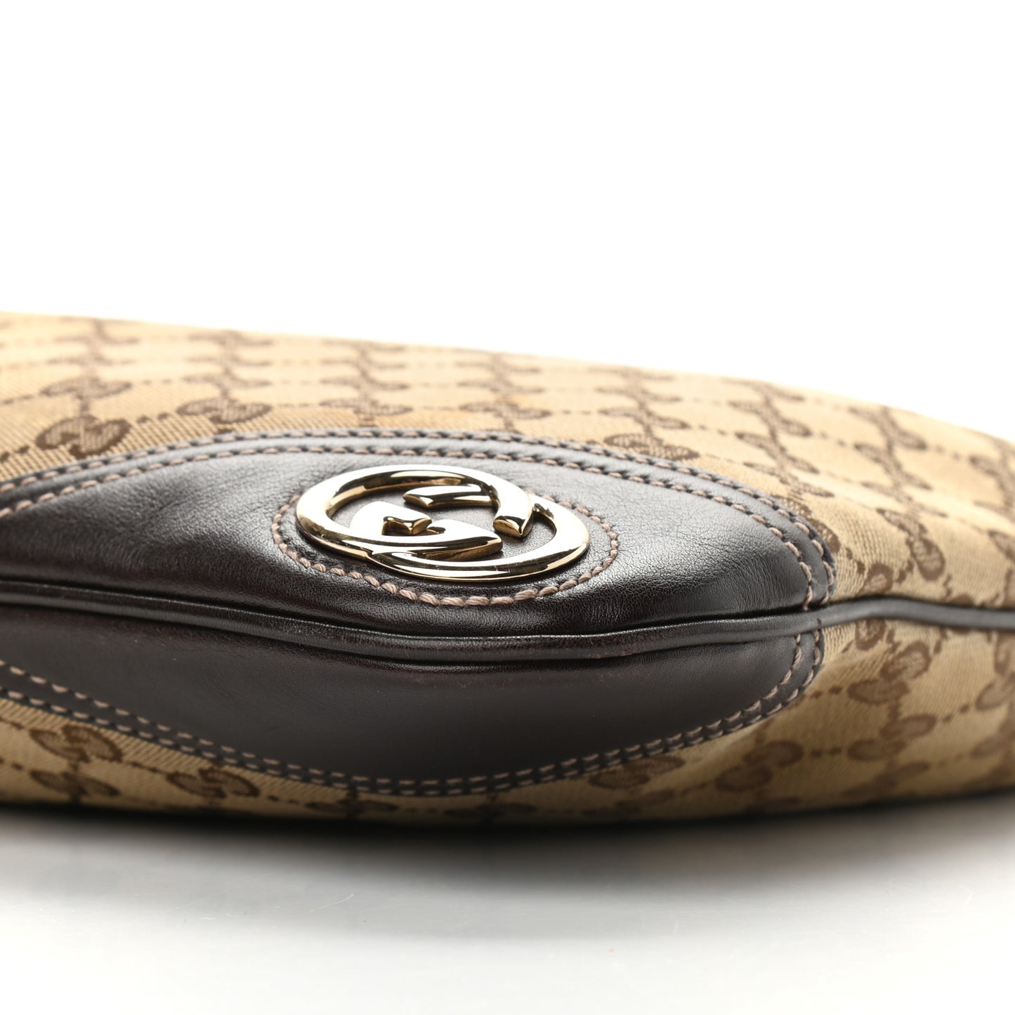 Monogram Medium New Britt Hobo Dark Brown