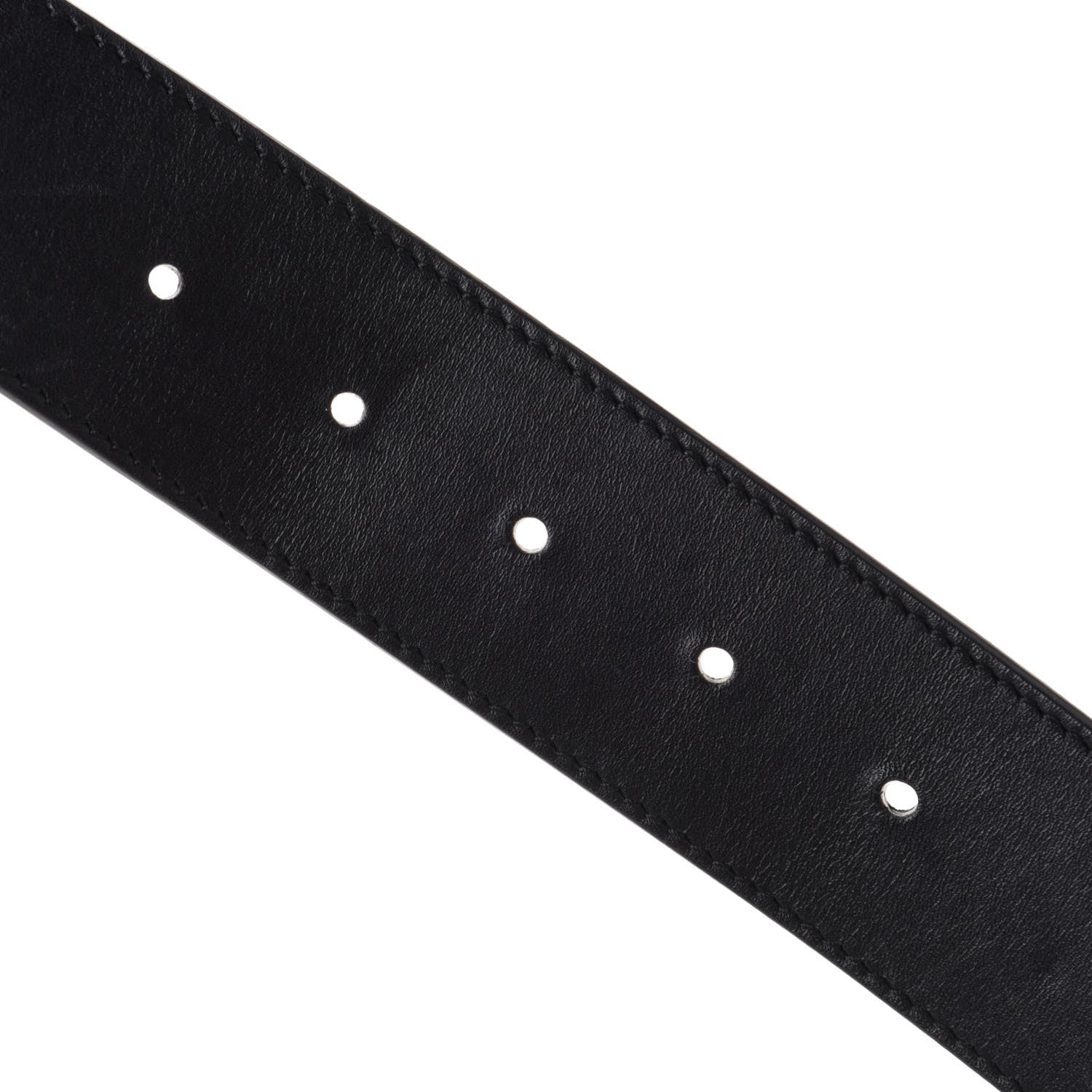 Gucci Calfskin Double G 40mm Belt 75 30 Black 4 of 5
