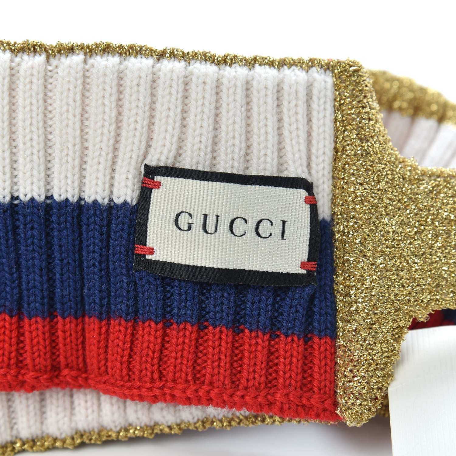 Gucci Wool Indilus Headband M Ivory Red 4 of 6