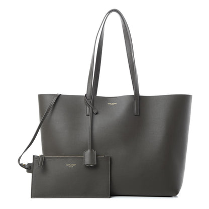 Saint Laurent Calfskin Large Shopping Tote Pebble 1 of 11