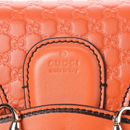 Gucci Soft Microguccissima Mini Emily Chain Shoulder Bag Sun Orange 6 of 10