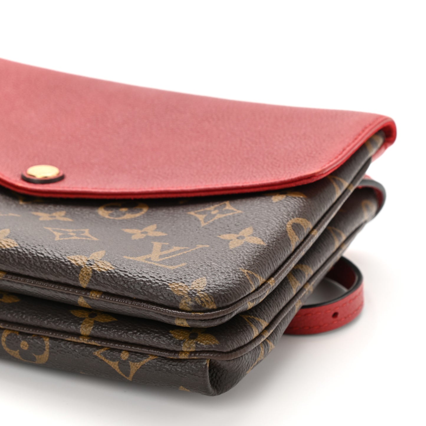 Monogram Twice Pochette Cherry