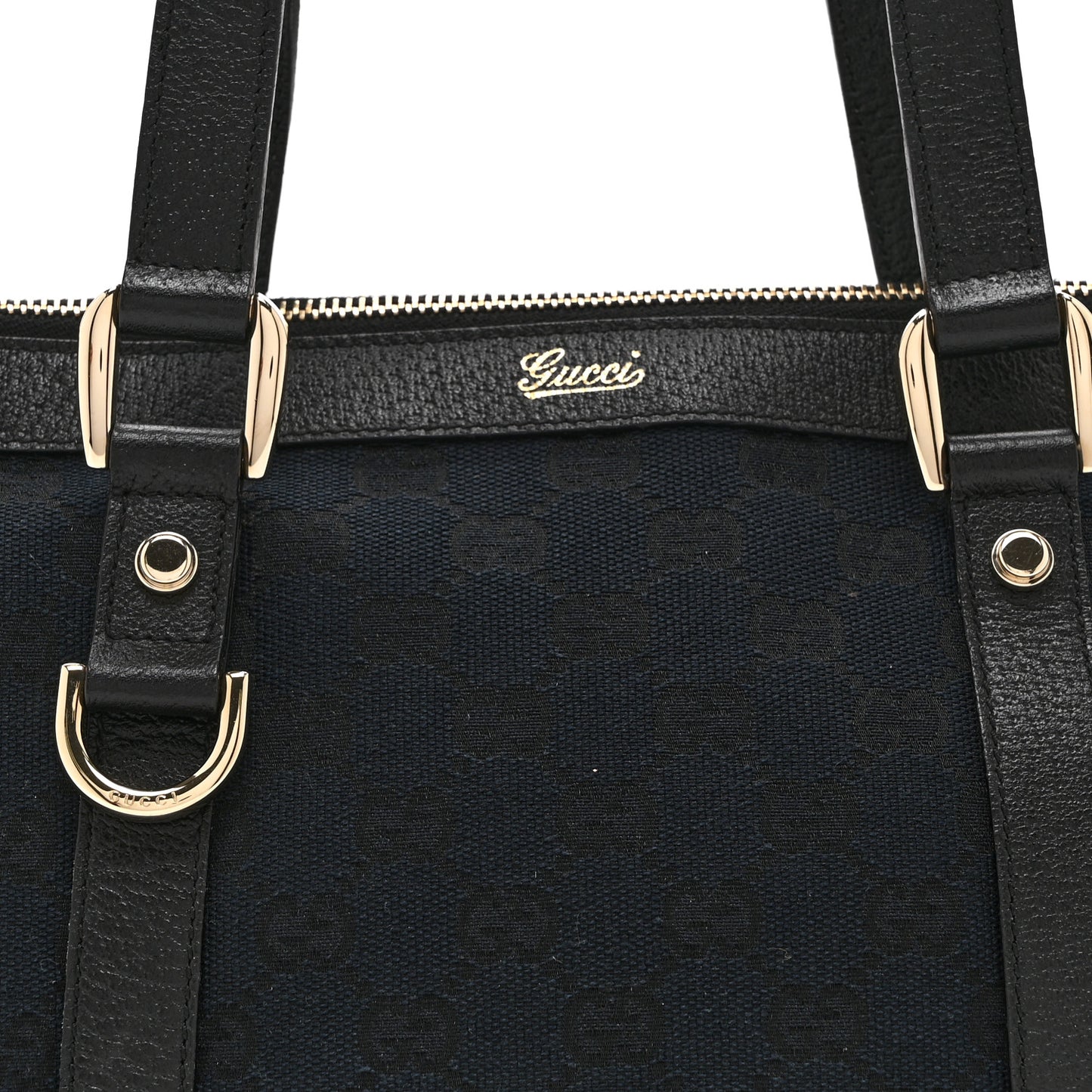 Monogram Small Abbey Tote Black