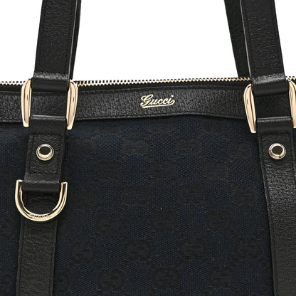 Gucci Monogram Small Abbey Tote Black 8 of 10
