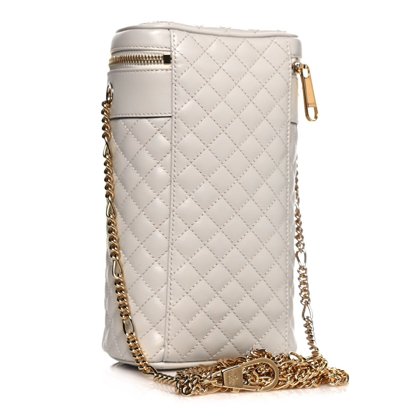 Calfskin Trapuntata Zumi Belt Bag Off White