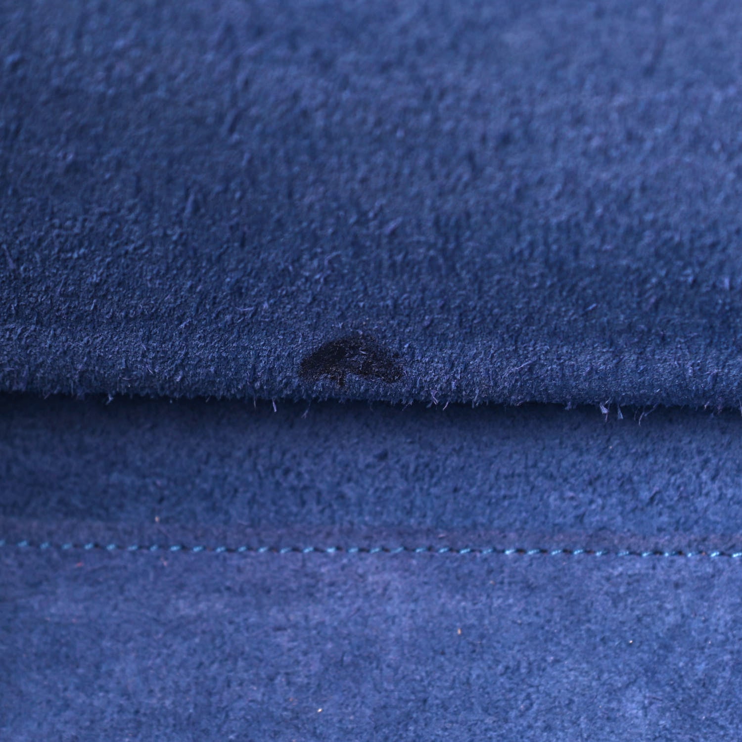 Celine Drummed Calfskin Mini Luggage Indigo 9 of 12