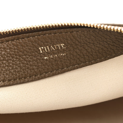 Khaite Canvas Calfskin August Hobo Cream 6 of 10