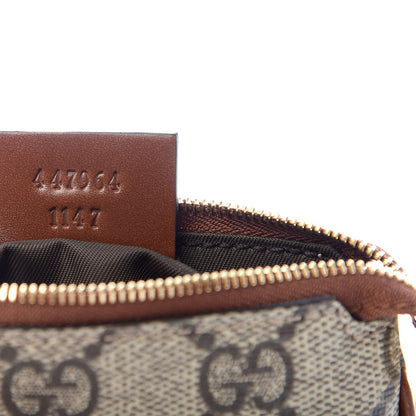 Gucci GG Supreme Monogram Key Case Brown 7 of 7