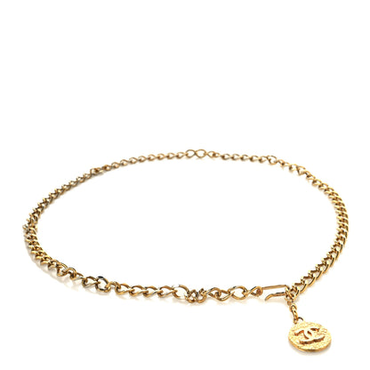 Chanel Metal Chain CC Medallion Belt Gold 1 of 5