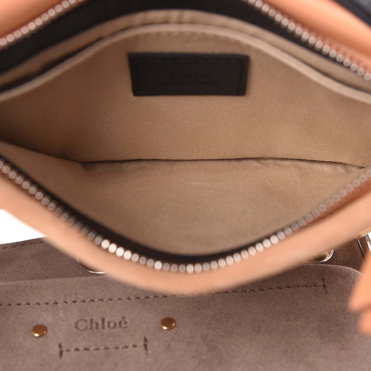 Smooth Calfskin Suede Roy Double Shoulder Bag Merino Grey Blushy Pink