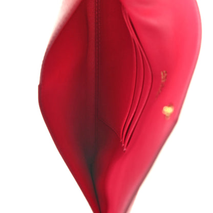 Prada Vitello Move Envelope Wallet Peonia 5 of 7