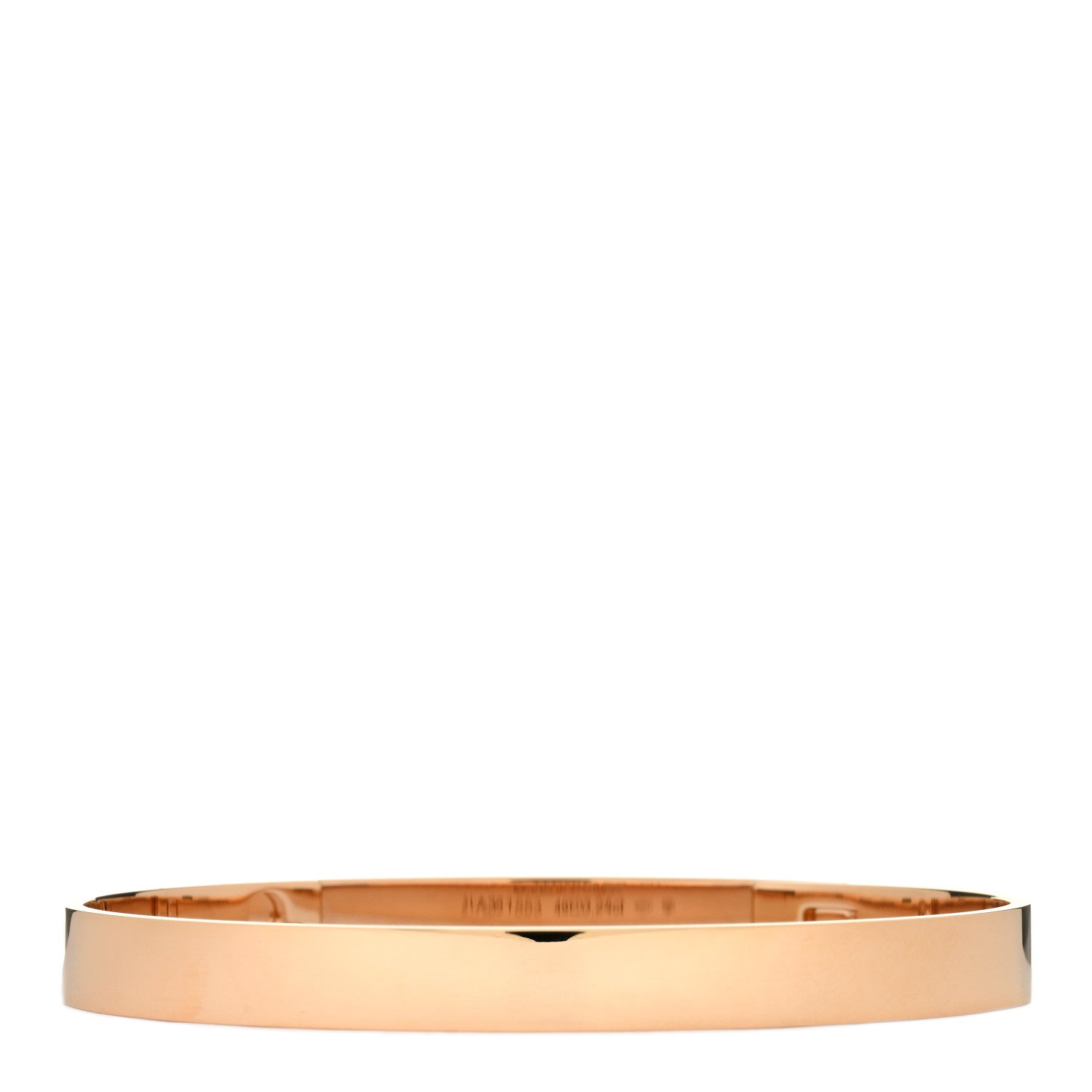 Hermes 18K Rose Gold Diamond PM Collier De Chien Bracelet SH 2 of 3