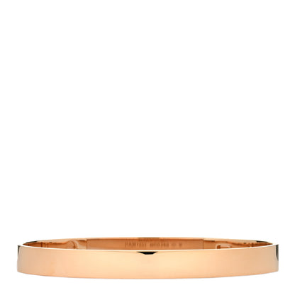 Hermes 18K Rose Gold Diamond PM Collier De Chien Bracelet SH 2 of 3