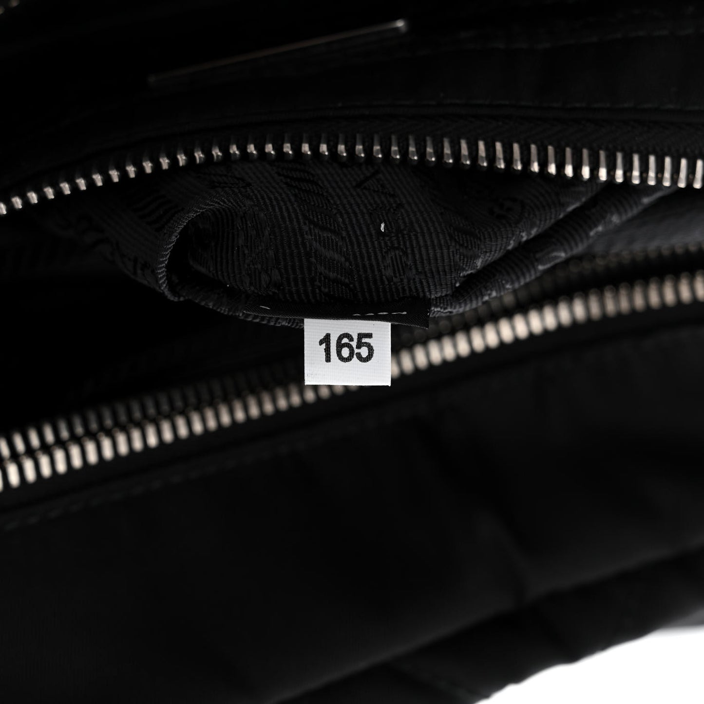 Nylon Tessuto Impuntu Quilted Tote Black