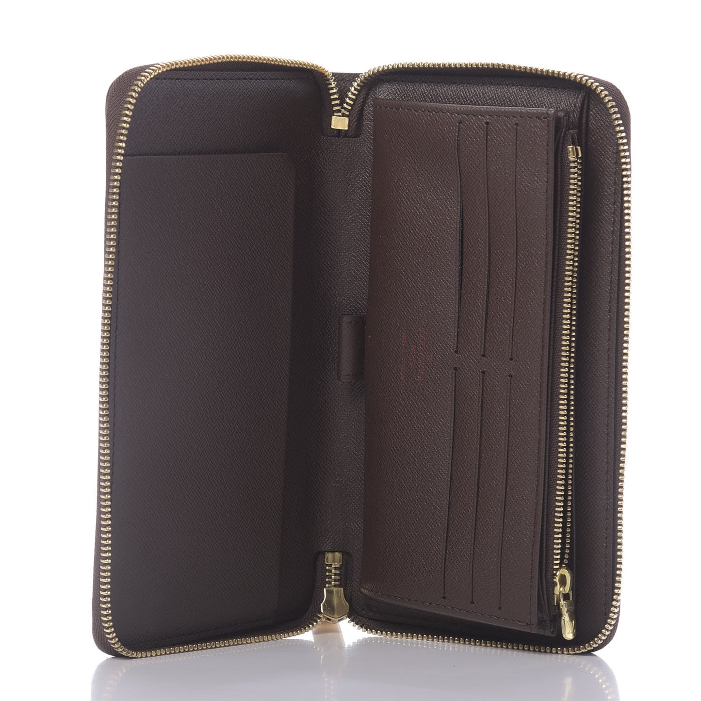 Damier Ebene Zippy Organizer Wallet