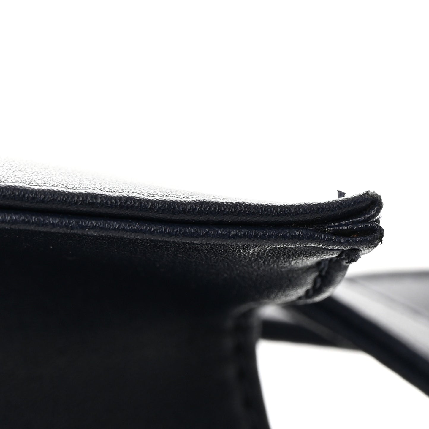 Vegan Leather Medium Shopping Bag Navy