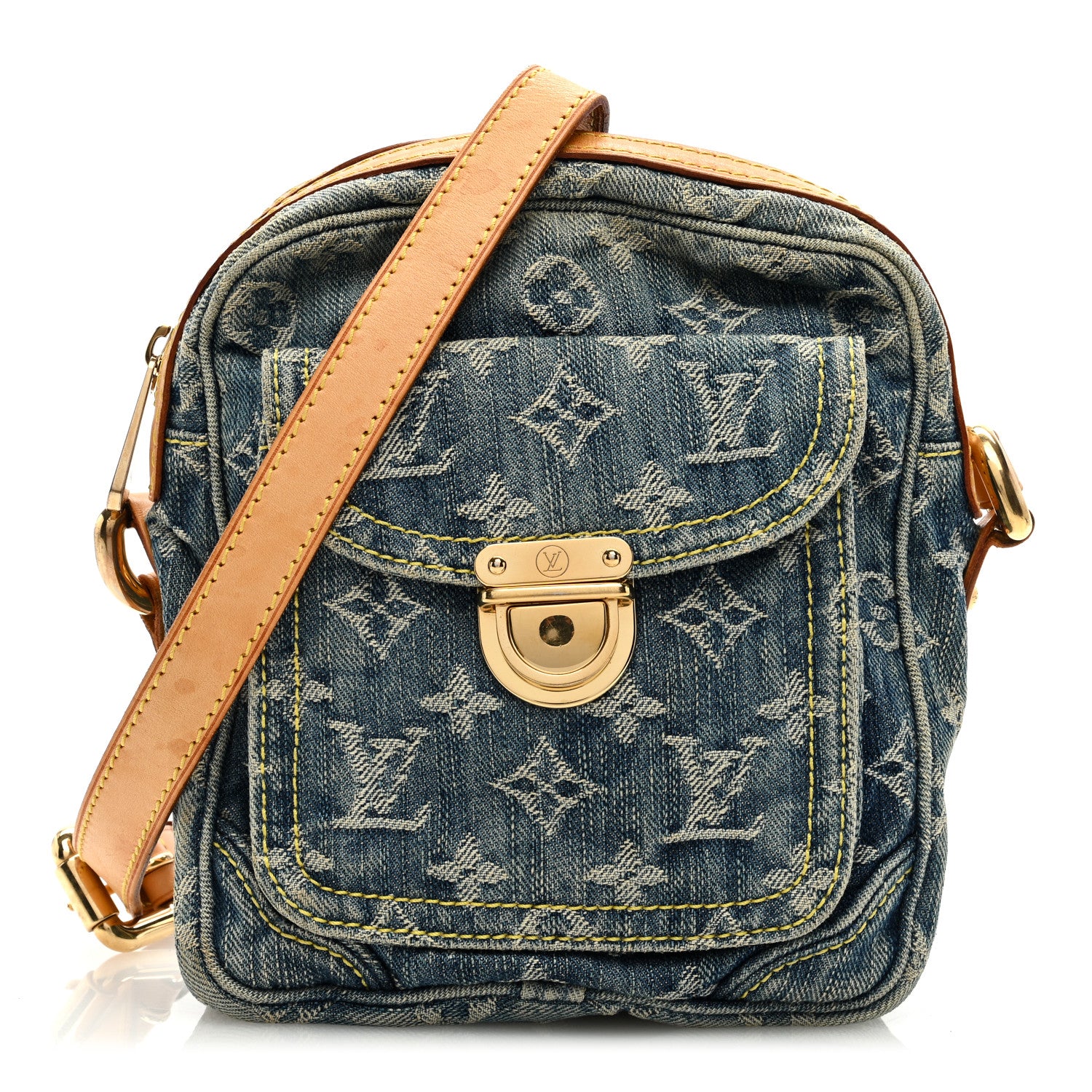 Louis Vuitton Monogram Denim Danube Blue 1 of 12