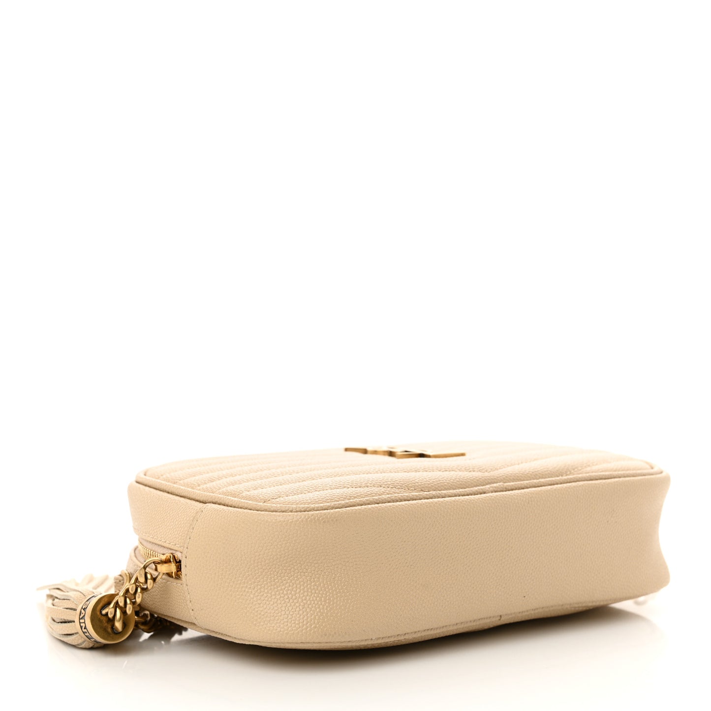 Grain De Poudre Matelasse Monogram Mini Lou Camera Bag Ivory Natural