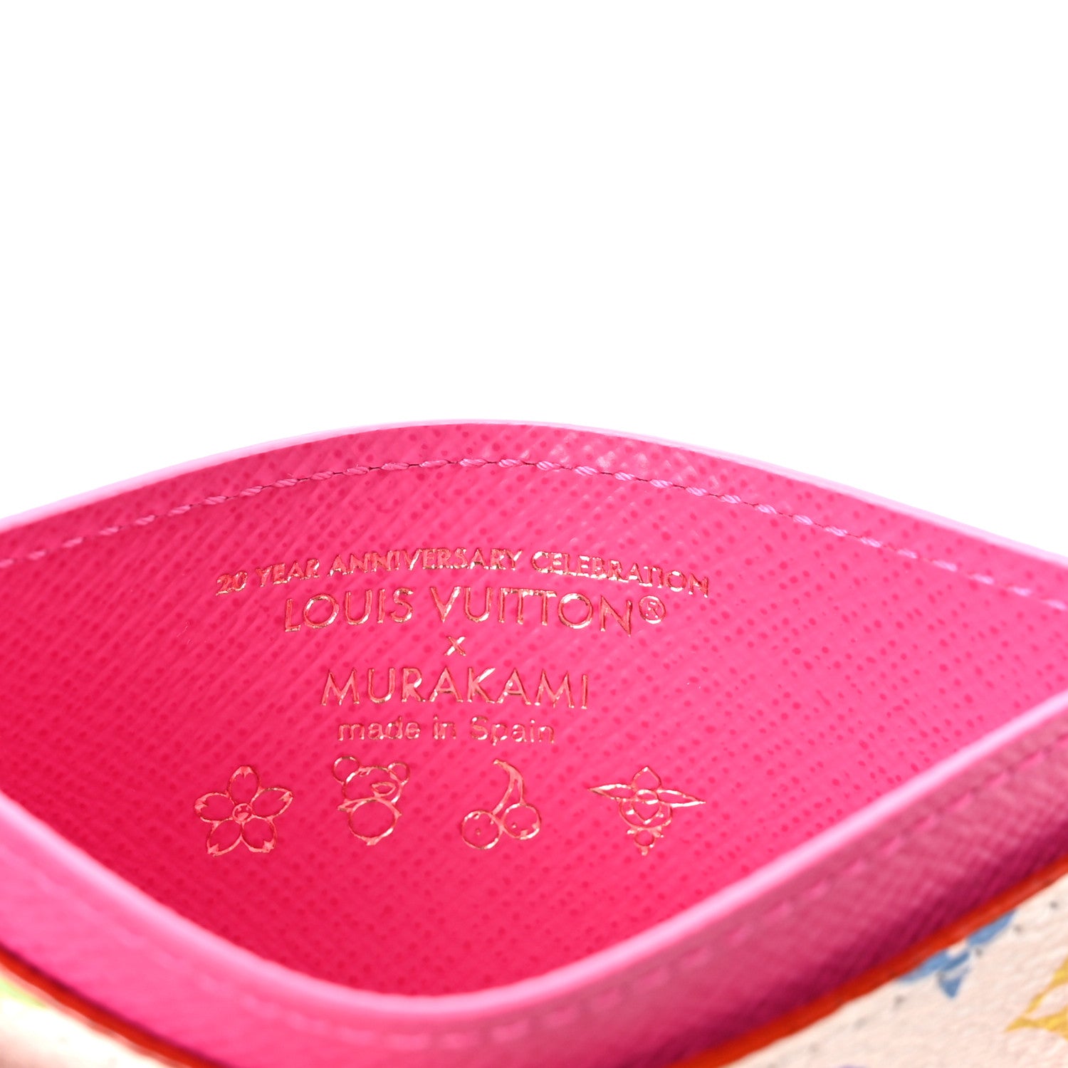 Louis Vuitton LV X TM Monogram Multicolor Card Holder Kawaii Pink 6 of 7