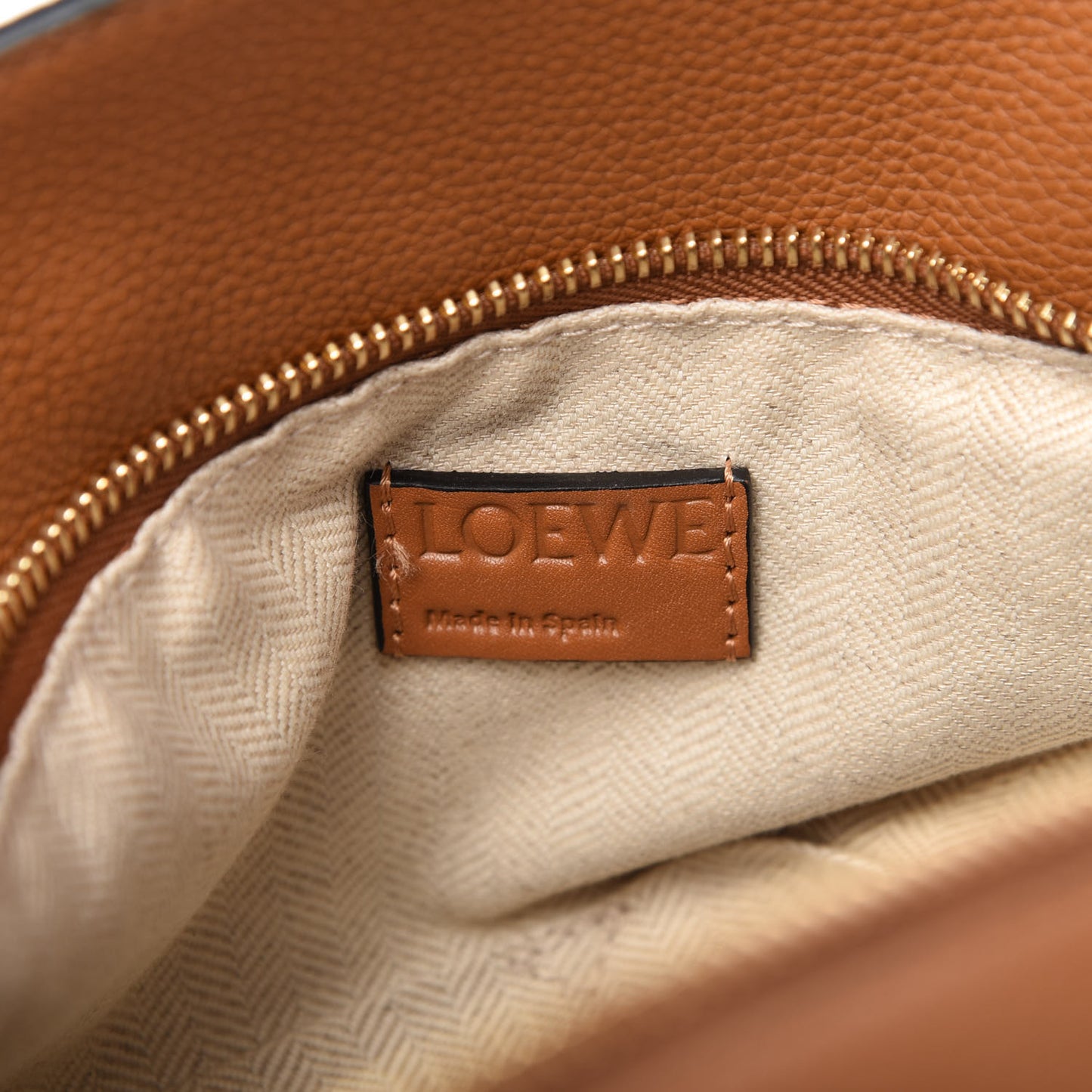 Calfskin Medium Puzzle Bag Tan