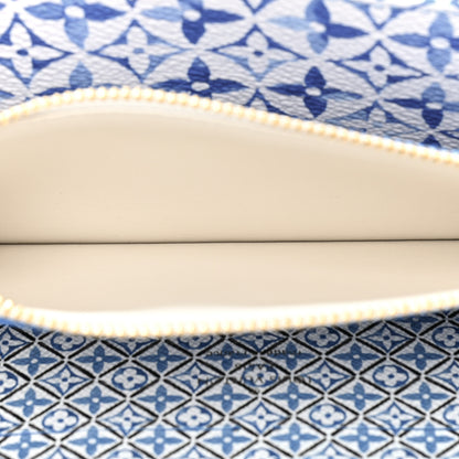 Louis Vuitton Monogram Giant By The Pool Zippy Wallet Resort Blue 7 of 12
