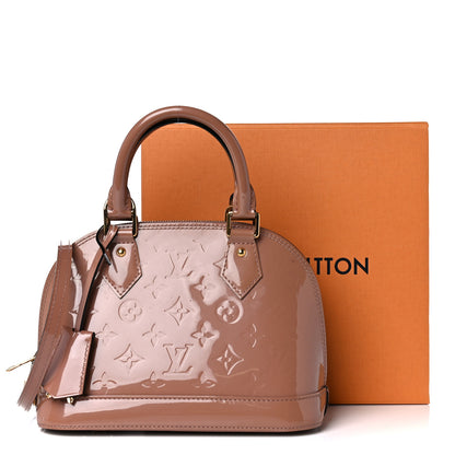 Louis Vuitton Vernis Alma BB Rose Velours 17 of 17