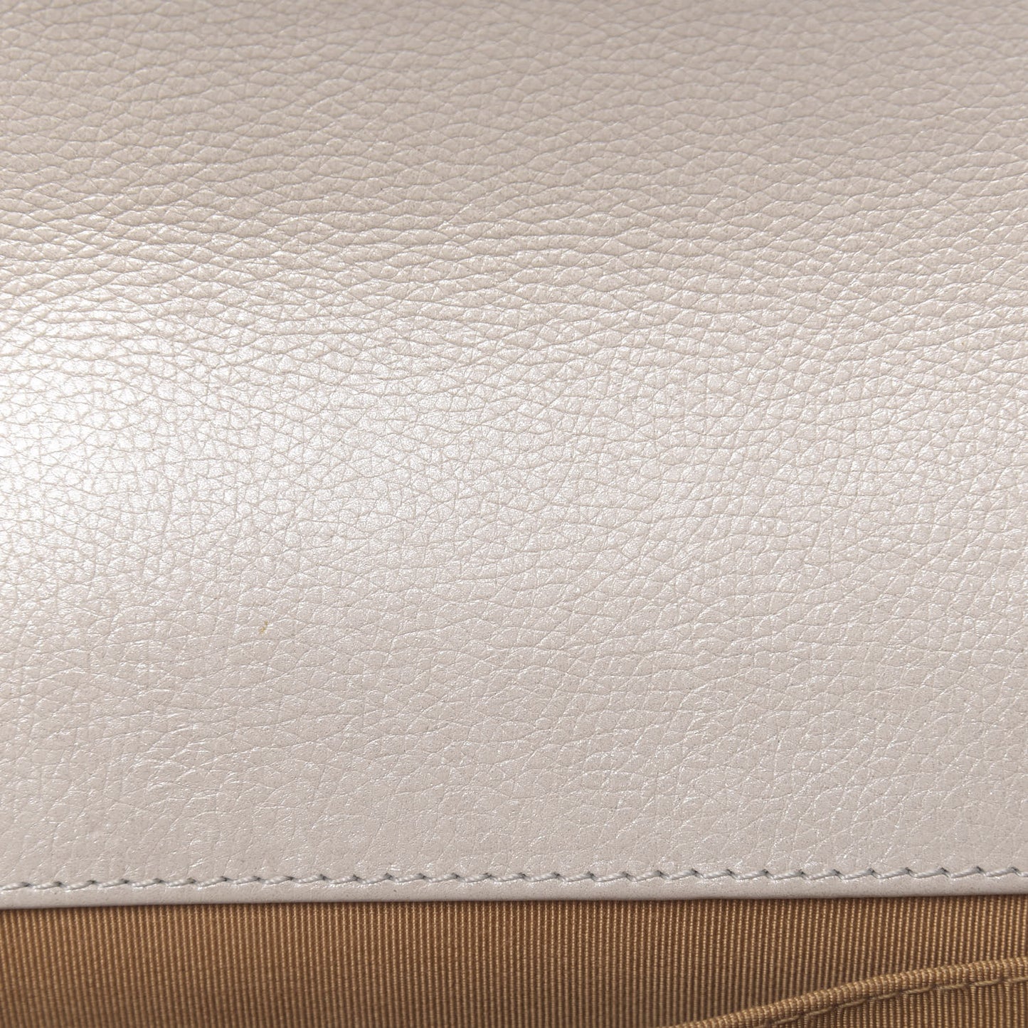 Iridescent Goatskin Medium Boy Flap Light Gold