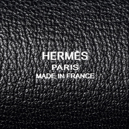 Hermes Taurillon Clemence Jypsiere 28 Black 7 of 8
