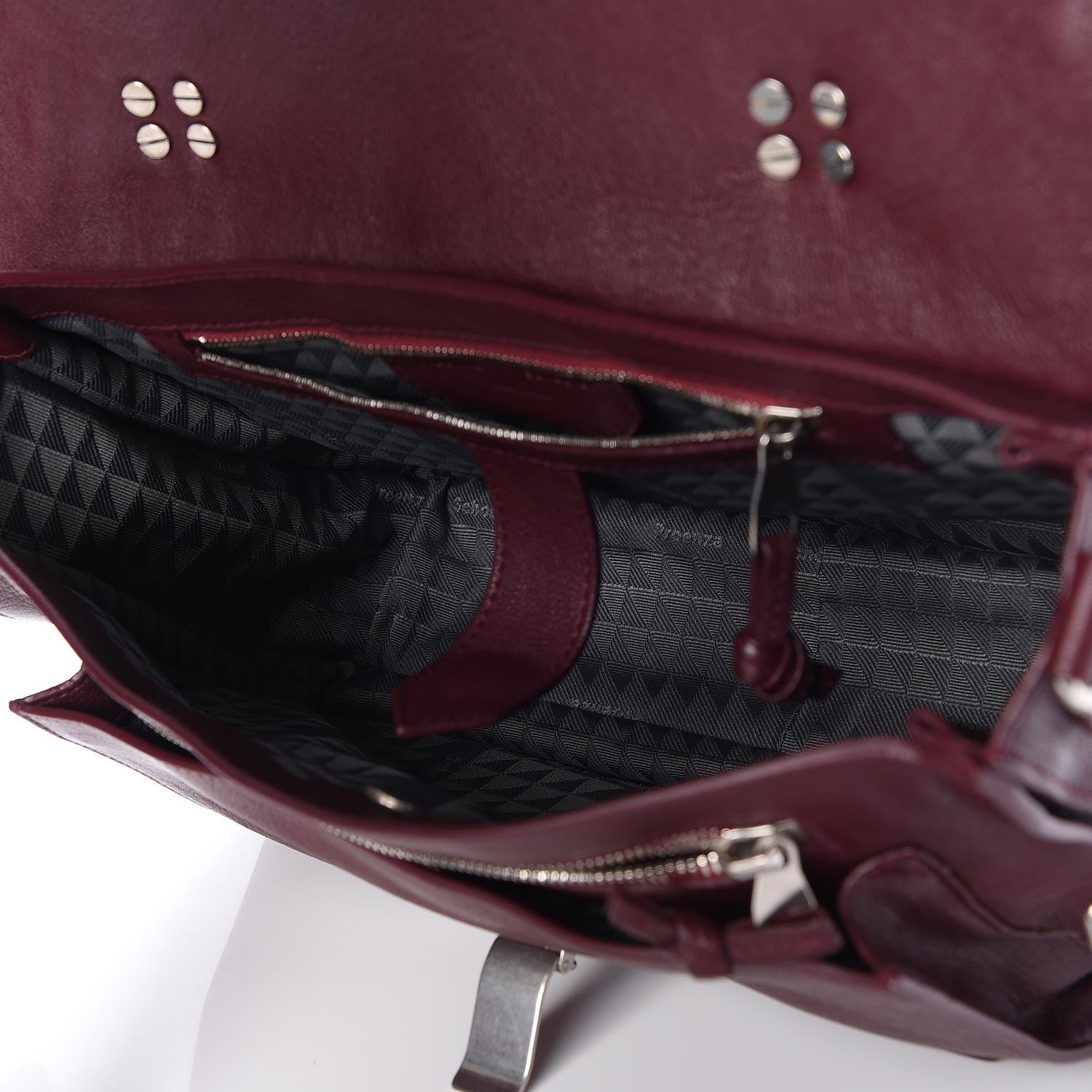 Proenza Schouler Lambskin Medium PS1 Satchel Oxblood 7 of 7