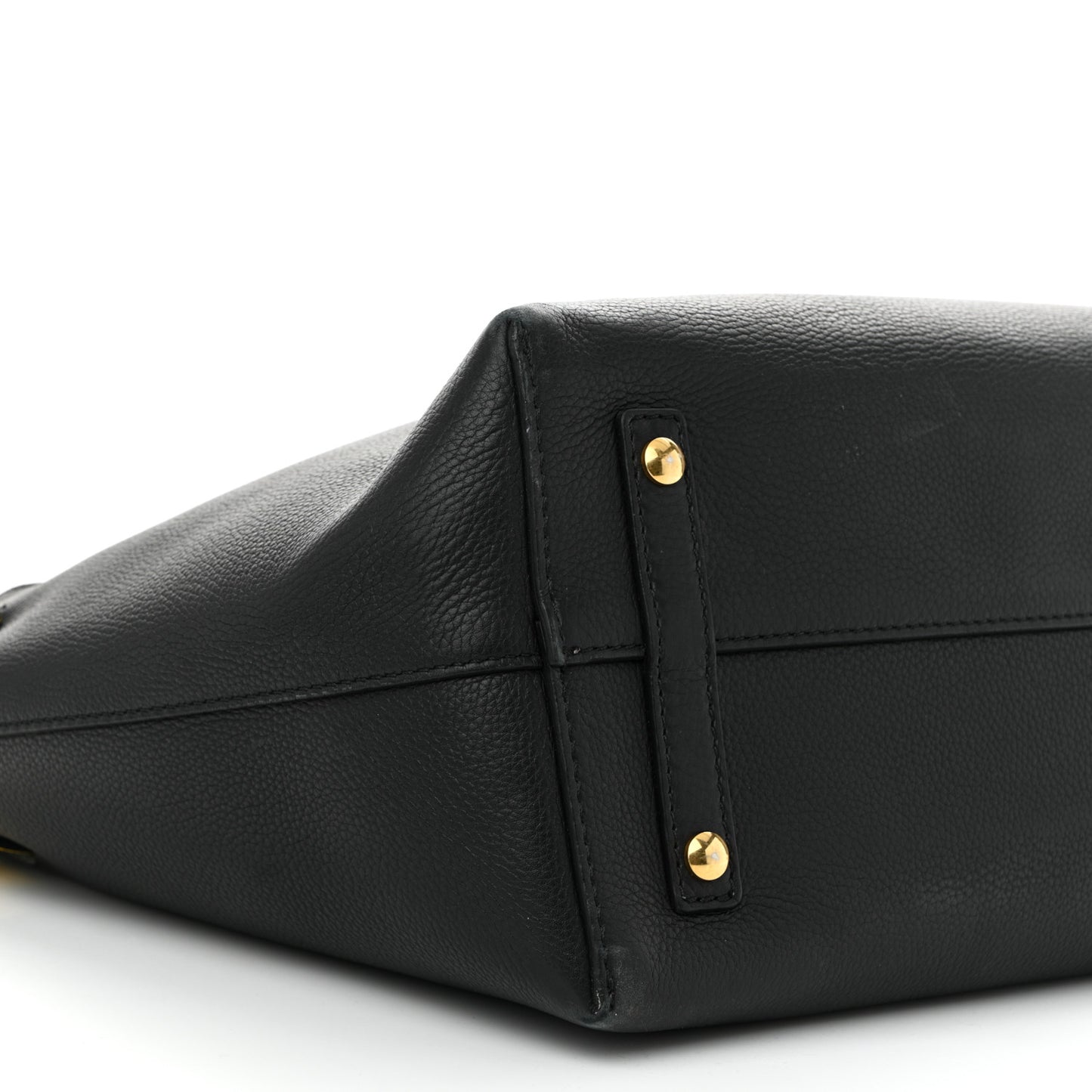Marais Calfskin Medium Belt Bag  Black Yellow