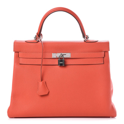 Hermes Togo Kelly Retourne 35 Capucine 1 of 35