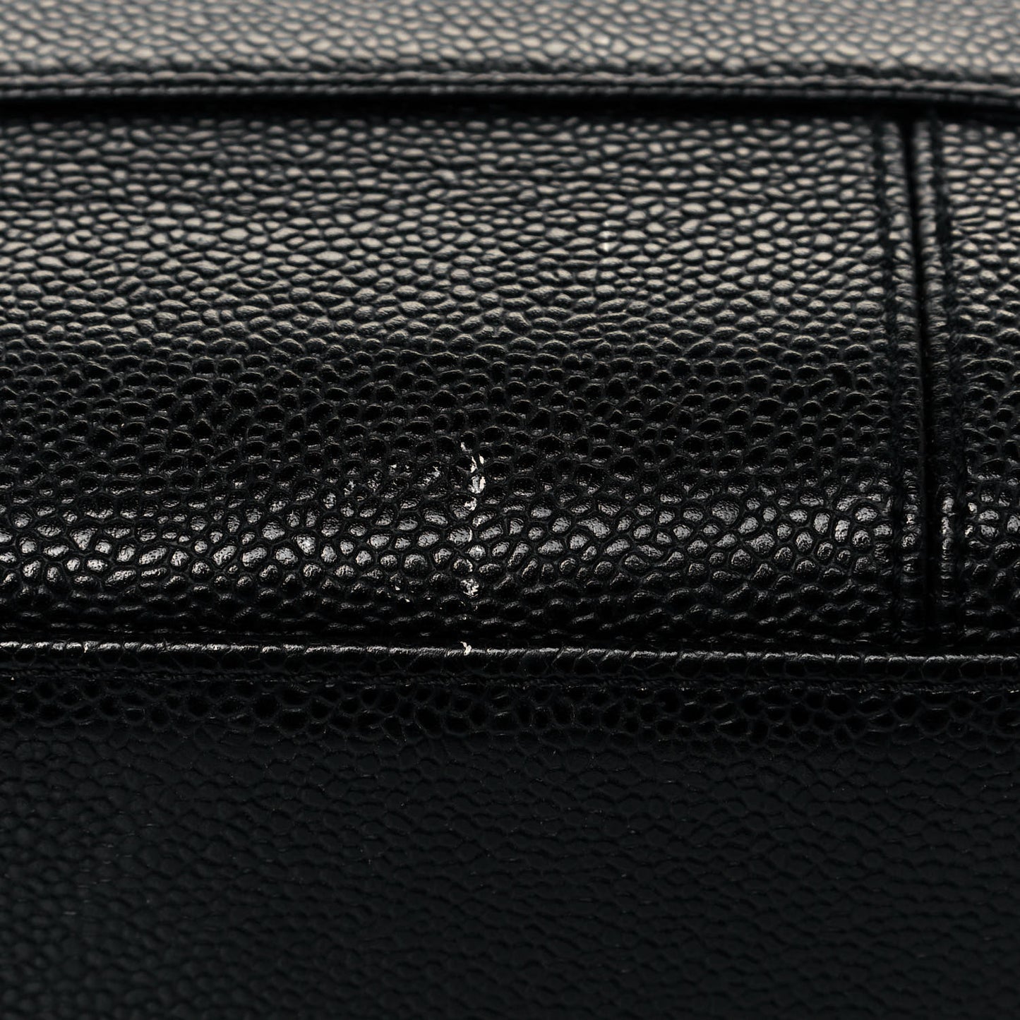 Grained Calfskin Bijoux Chain Shoulder Bag Black